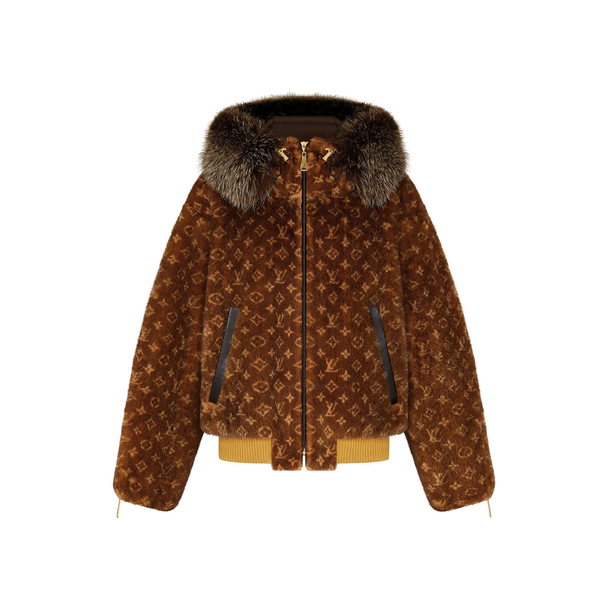 Jaqueta Bomber de Vison Monogram - Discontinued Product | LOUIS